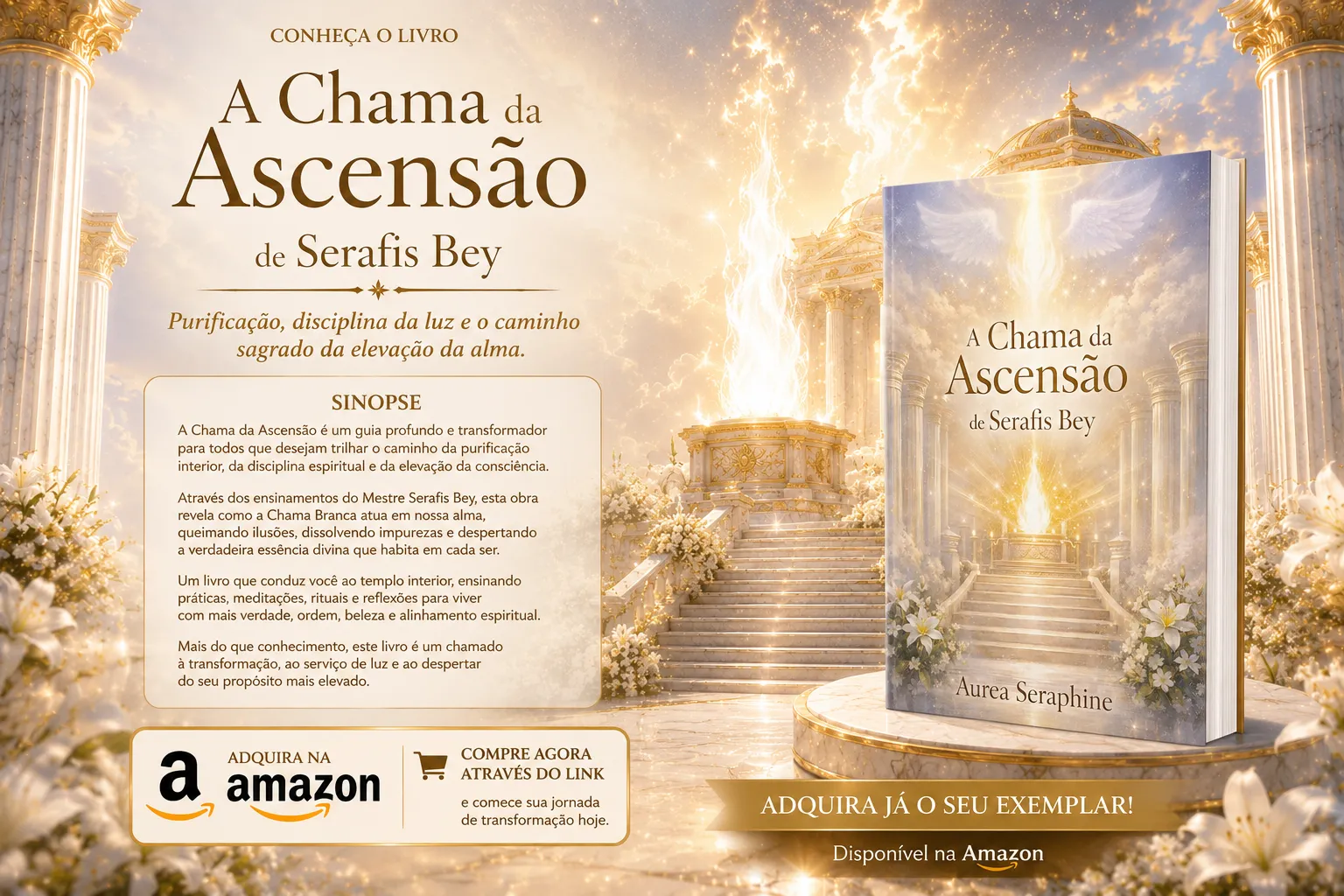 Livro: A Chama da Ascensão de Serafis Bey