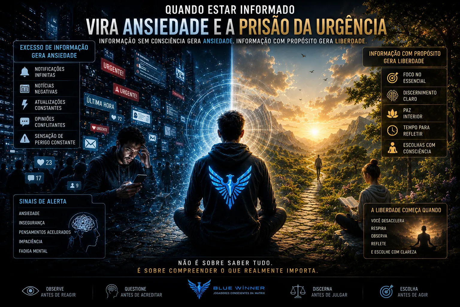 Quando estar informado vira ansiedade