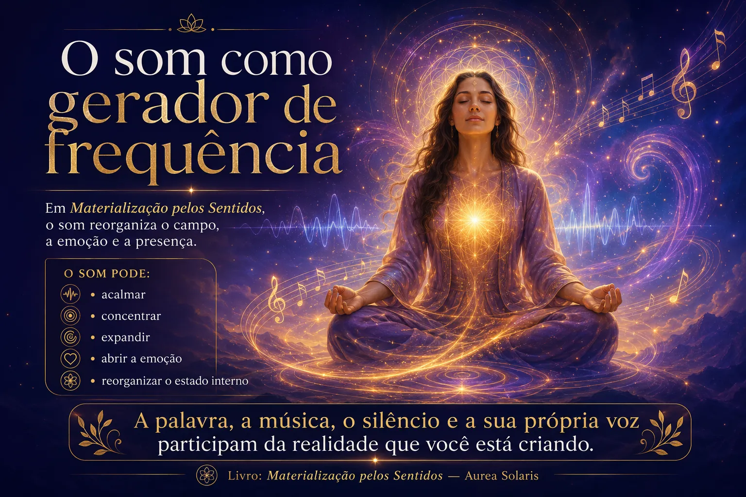 O som como gerador de frequência