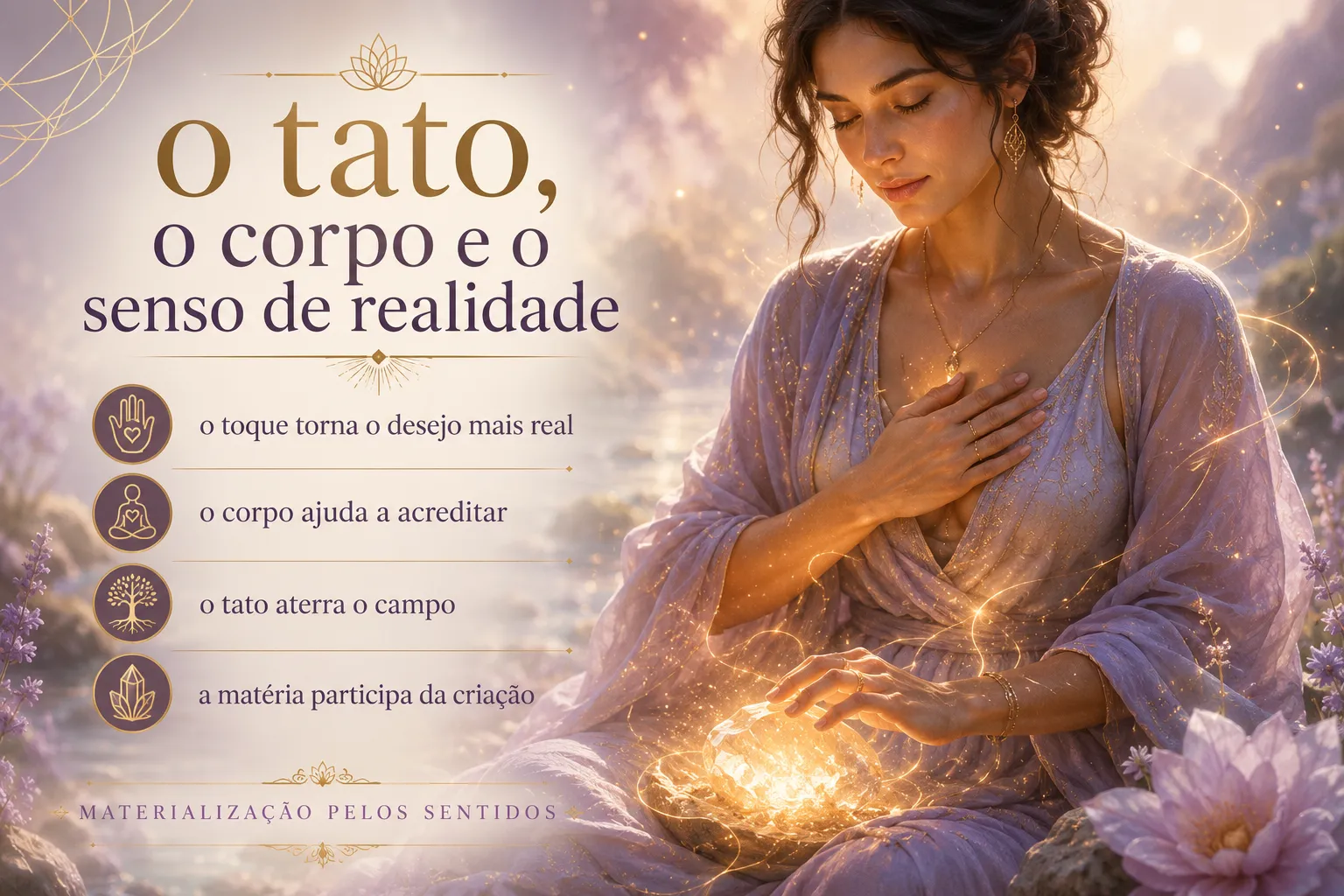 O tato, o corpo e o senso de realidade