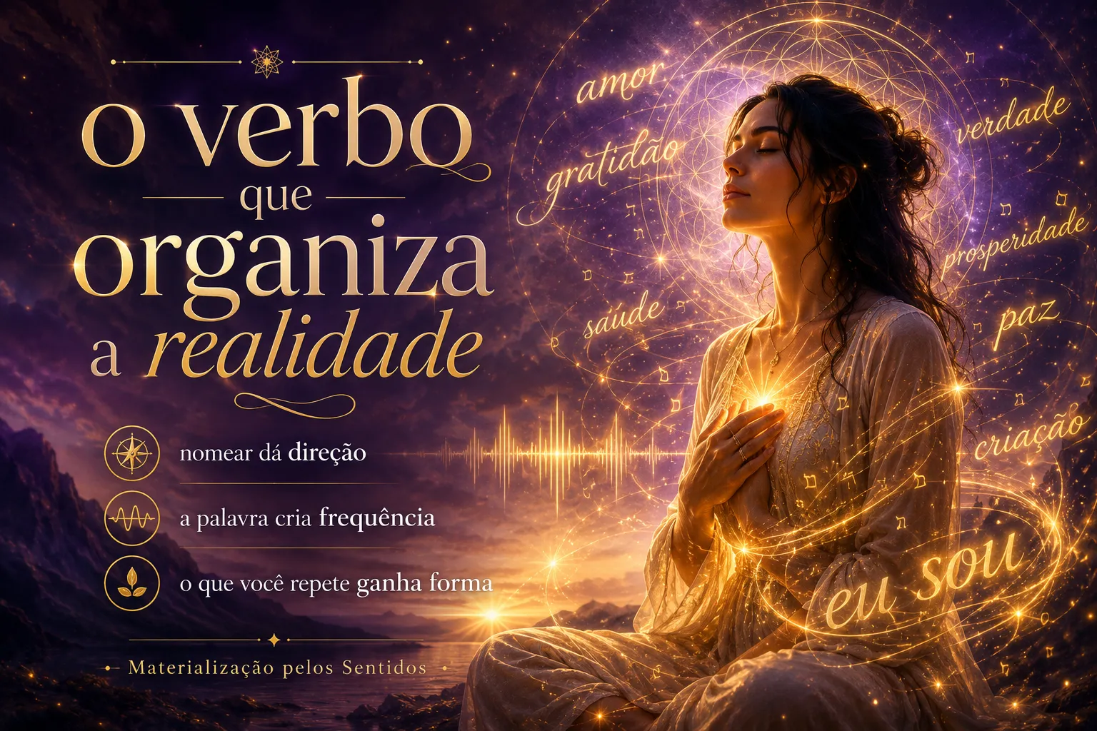 O verbo que organiza a realidade